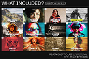 12 Photo Effect Templates, a Layer Style Add-On by iDoodle Studio (Thumbnail 2 of 6)