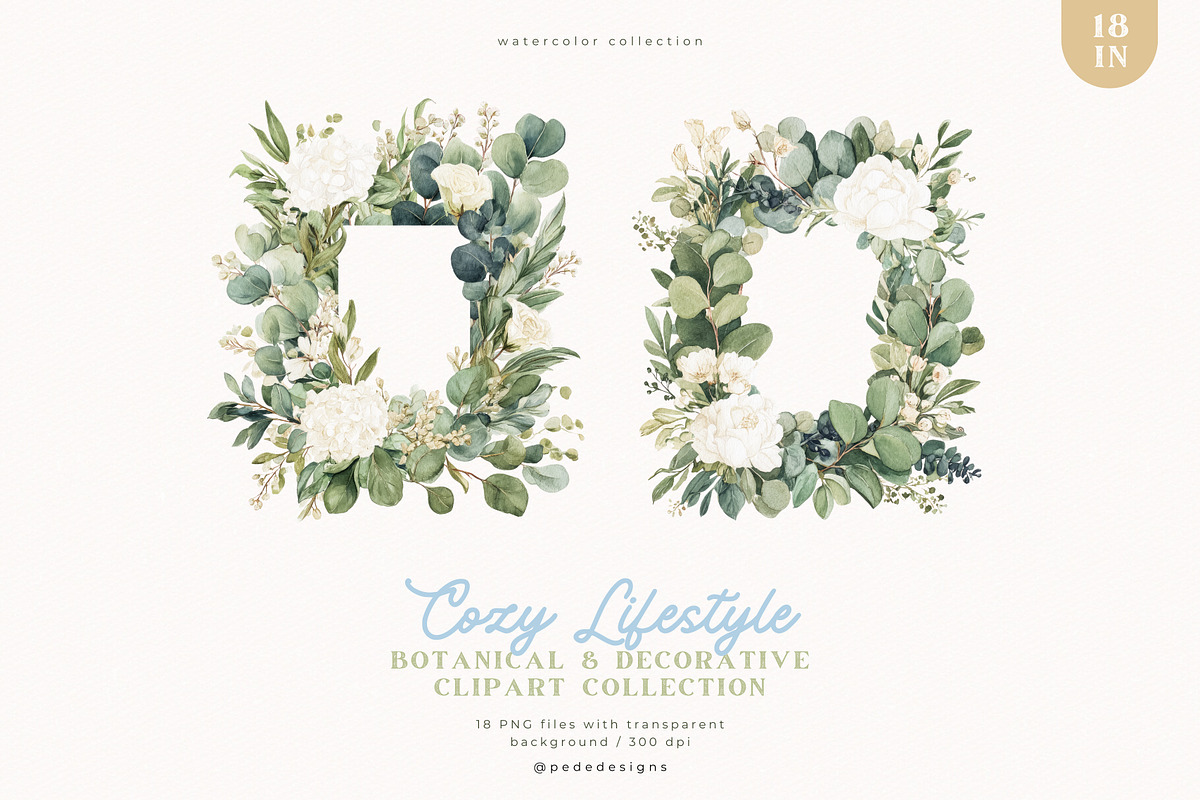 Cozy Lifestyle Collection, a Decorative Illustration by PeDe Designs (Photo 16 of 19)