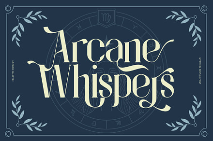Arcane Whispers: Mystical Font
