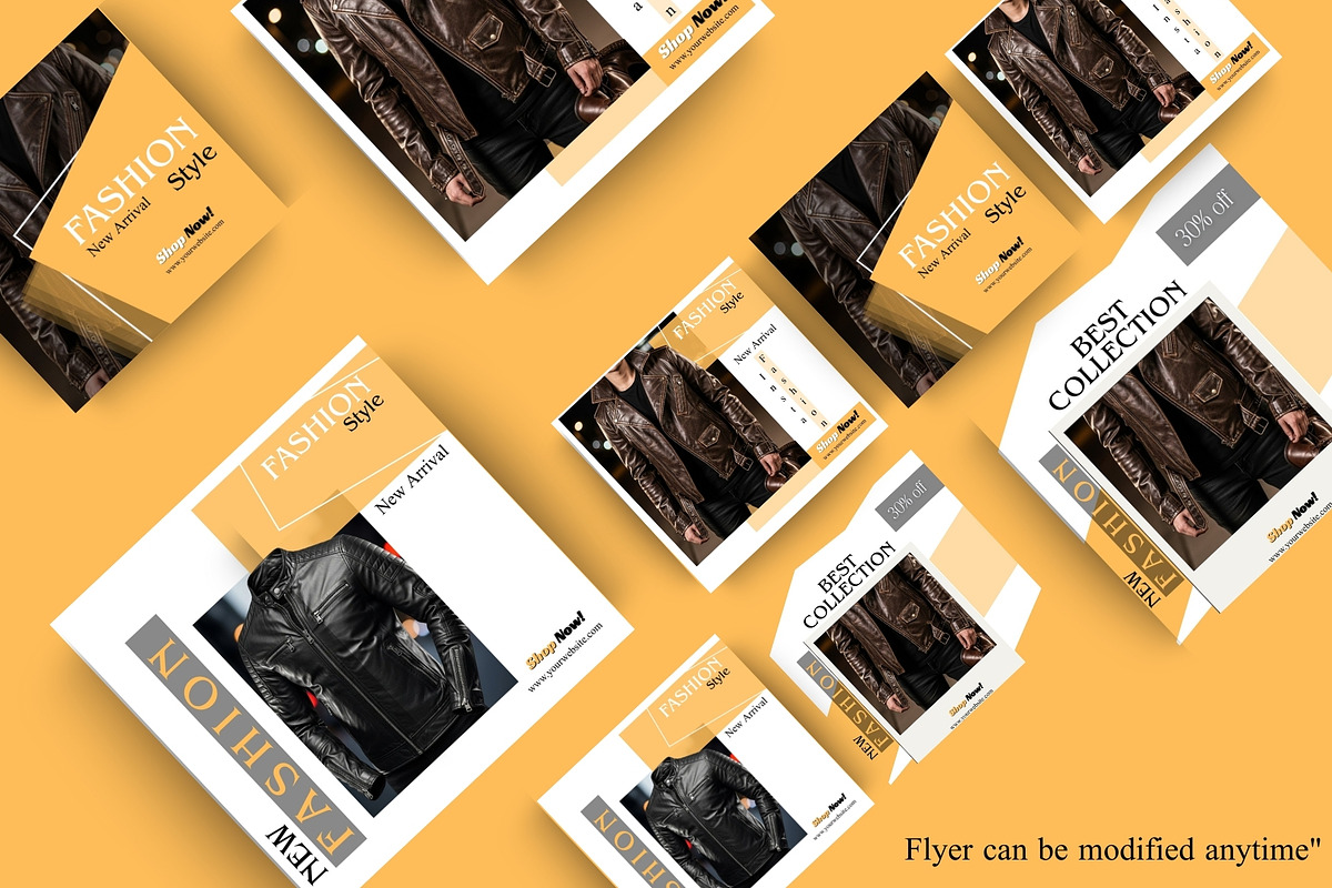 5 Urban Fashion Promo Flyer Pack, a Social Media Template by Crox Studio | Digital (Photo 4 of 4)
