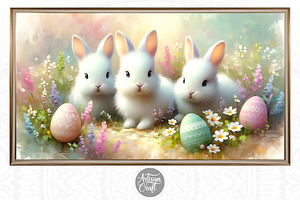 Easter bunny Frame TV art