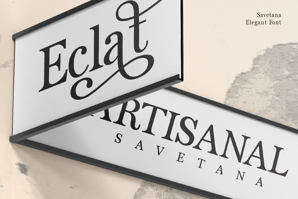 CF Savetana - Elegant Bohemian Serif, a Serif Font by Indotype Foundry (Photo 10 of 10)