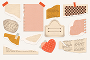 Vintage Notebook Pages, a Decorative Illustration by Anna Studio (Thumbnail 9 of 12)