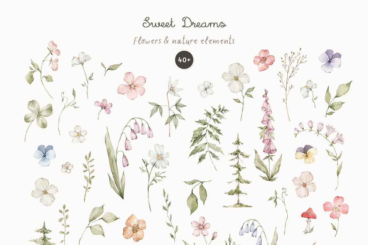 Sweet Dreams. Watercolor animals, an Animal Illustration by Kreker Kate (Photo 5 of 9)