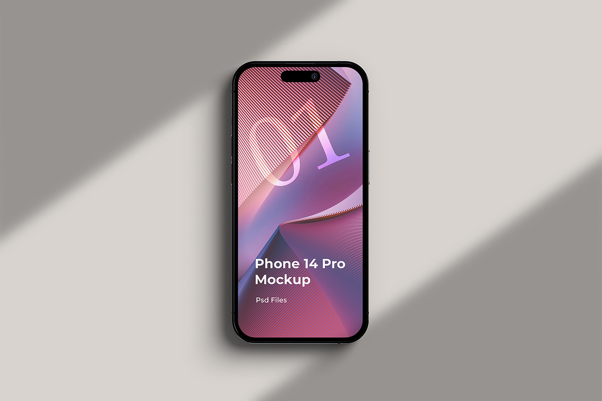iPhone 14 Pro Mockup, an iPhone Mockup by graphicpages (Photo 5 of 18)