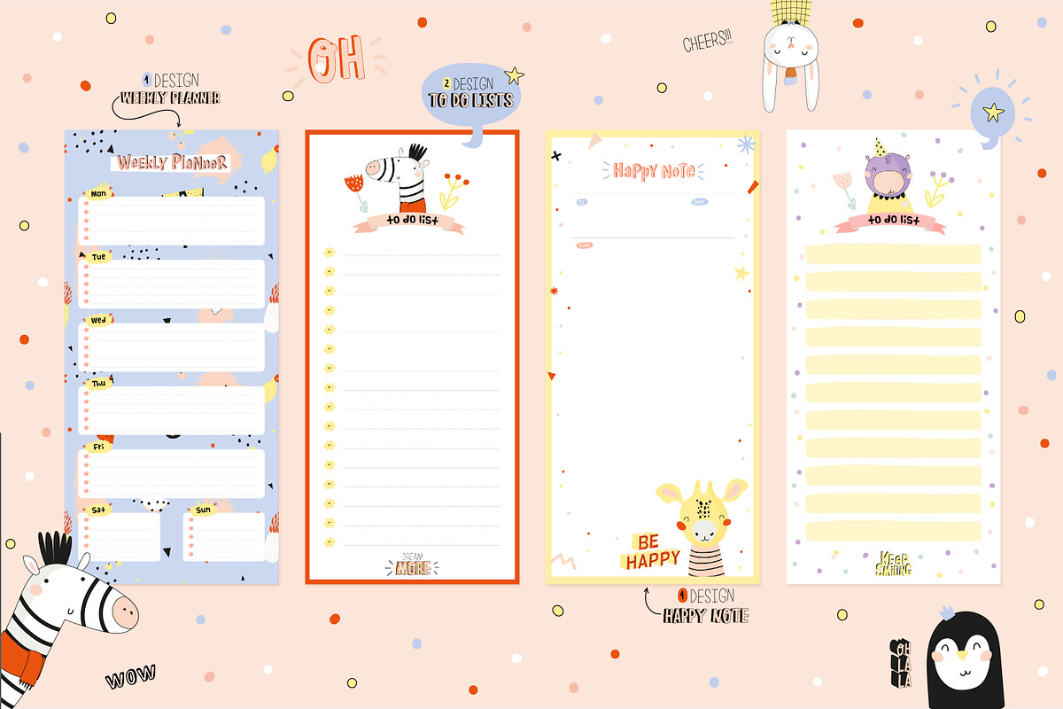BUNDLE STATIONERY planners calendars, an Object Graphic by Ruslana Lubenets (Photo 65 of 96)