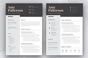 Resume Amy 2 pages, a Resume Template by sz81 (Thumbnail 2 of 5)