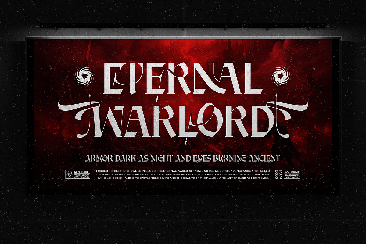 Kensy Zorem Typeface, a Blackletter Font by alit design (Photo 16 of 20)
