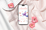 Macaron - Birthday Invitation Pack, an Invitation Template by CinderHeart Designs (Thumbnail 4 of 4)