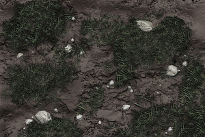 Zbrush - Grass, Mud, Puddles