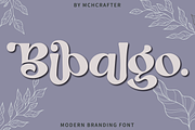 Bibalgo | Stylistic Retro Serif Font, a Serif Font by MchCrafter (Thumbnail 1 of 11)