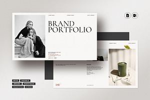 Brand Portfolio Presentation, a Presentation Template by PrintIdea