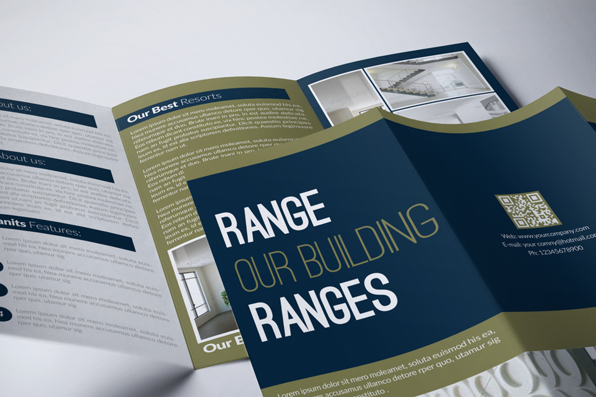 Business Tri Fold Brochure Template, a Brochure Template by Psd Templates (Photo 4 of 4)