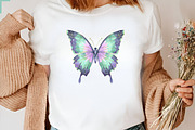 Spring Butterfly Clipart, an Illustration by CreationArt (Thumbnail 7 of 7)
