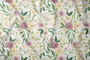 Spring Botanical Floral Pattern, a Pattern Graphic by SirenaArt (Thumbnail 4 of 17)