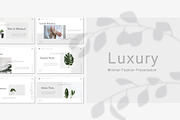 Luxury - Minimal Powerpoint Template, a Presentation Template by Barland Design (Thumbnail 1 of 11)