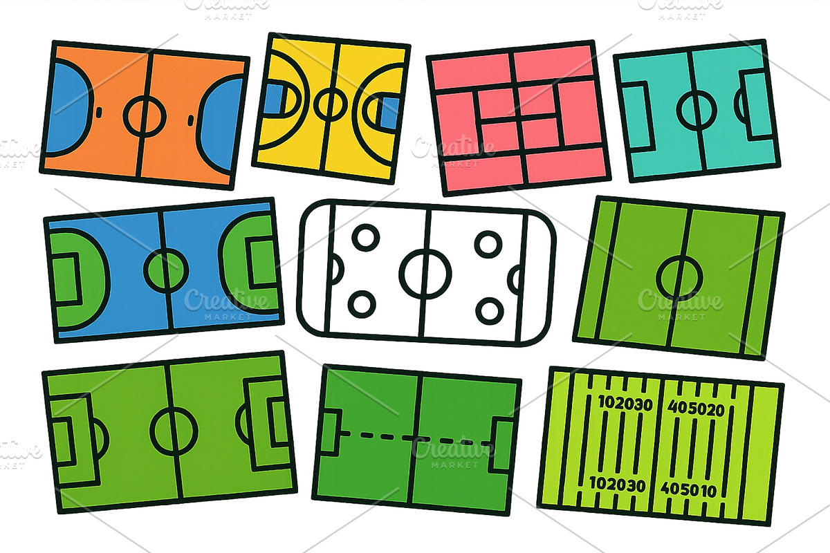 Collection of vector illustrations, a Sport Illustration by ZinetroN