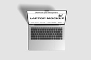 Isometric laptop mockup, a Mac Mockup by Graphicbars (Thumbnail 13 of 20)