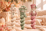 Knitted Christmas Ornament 3D STL, a Scene 3D Model by Layerology (Thumbnail 2 of 4)