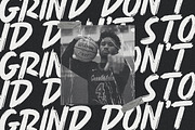 Hypegoals - Brushy Display Font, a Script Font by Invasi Studio (Thumbnail 4 of 8)