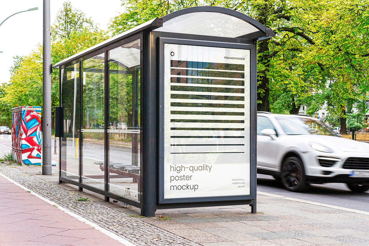 Urban Poster Mockup Template Bundle, an Advertising Mockup by FoundImages (Photo 48 of 52)