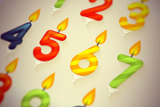 Colored Glossy Birthday Cake Candles, an Object Graphic by painterr (Thumbnail 1 of 2)