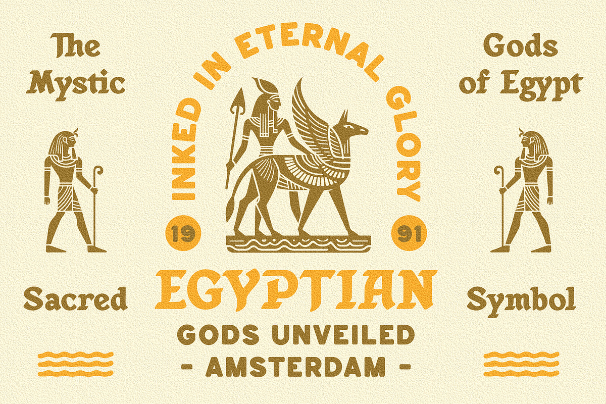 Anubis Mythical - Display Font, a Serif Font by Edignwn Type (Photo 2 of 12)