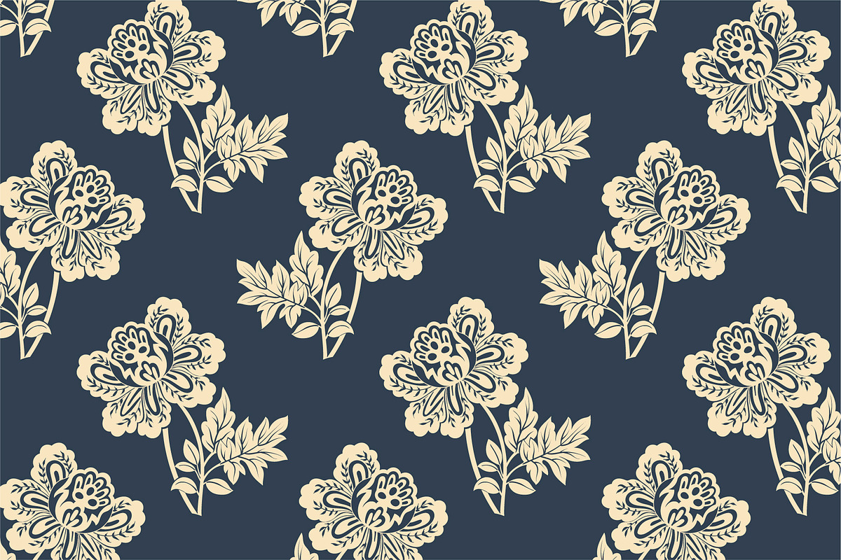 Floral patterns. Vector + JPG, a Pattern Graphic by Sunny_Lion (Photo 4 of 7)