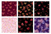 Seamless Valentines Hearts Patterns, a Texture Illustration by Dream Creation (Thumbnail 2 of 5)