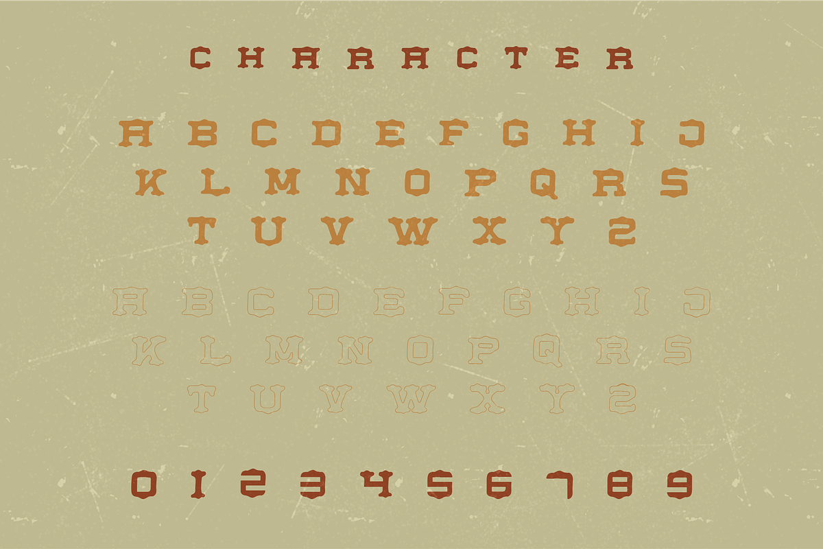 WINECEL - Vintage Display Font, a Font by Rightwheels (Photo 2 of 10)