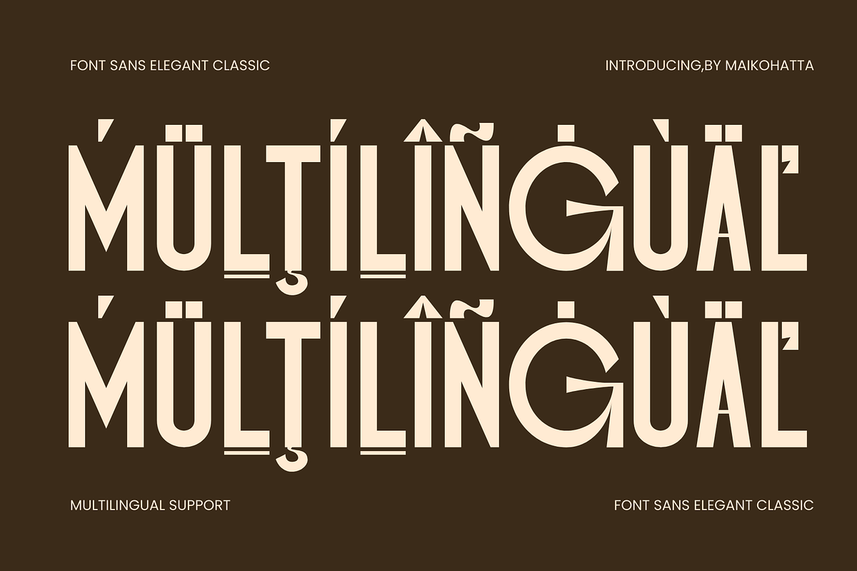 Yobage – Elegant Sans Serif Font, a Sans Serif Font by MaikoHatta (Photo 3 of 8)