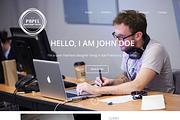 Papel - Single page portfolio theme, a Bootstrap Template by erwinagpasa.com (Thumbnail 1 of 2)