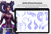 10 in 1 Halloween Procreate Stamps, a Brush Add-On by Selentaori Studio (Thumbnail 9 of 15)