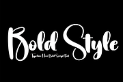 Bold Style | Script Font, a Script Font by Scratchones (Thumbnail 1 of 8)