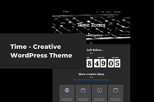 Time - Creative WordPress Theme