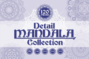 120 Detail Mandala Collection