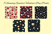 Valentine’s Day Seamless Patterns, a Pattern Graphic by Print Haven (Thumbnail 1 of 6)
