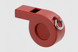 Whistle 3d model, an Object 3D Model by fahad121