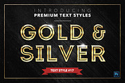 Gold & Silver #2 - 20 Text Styles, a Layer Style Add-On by Jonas Stensgaard (Thumbnail 18 of 23)