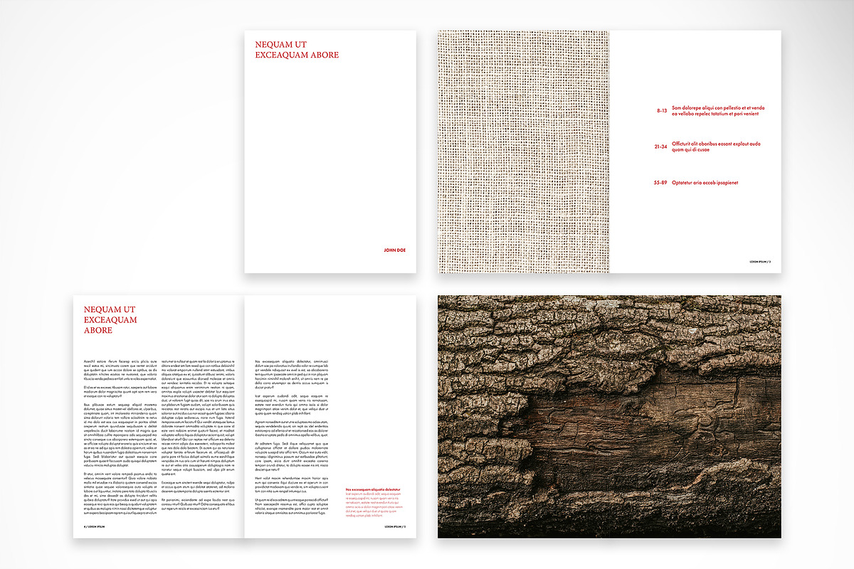 Minimal Lookbook Brochure, a Brochure Template by McLittle Stock (Photo 2 of 6)