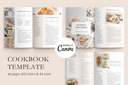 Recipe Ebook | Cookbook Template, a Magazine Template by ShopRShop