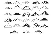 Mountain Range Set 3 Procreate Brush, a Brush Add-On by Disasterology Ink (Thumbnail 9 of 10)