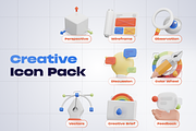 Graphic Design Tools 3D Icon Set, an Object 3D Model by Illustraly Design (Thumbnail 7 of 8)