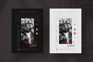 Football matchday sports flyer, a Flyer Template by Tanmoy Topu