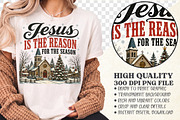 Jesus Is The Reason For The Season, a Seasonal Illustration by Libby Wishes (Thumbnail 1 of 4)