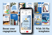 Cleaning Business Pinterest Design, a Social Media Template by Snapybiz (Thumbnail 9 of 10)