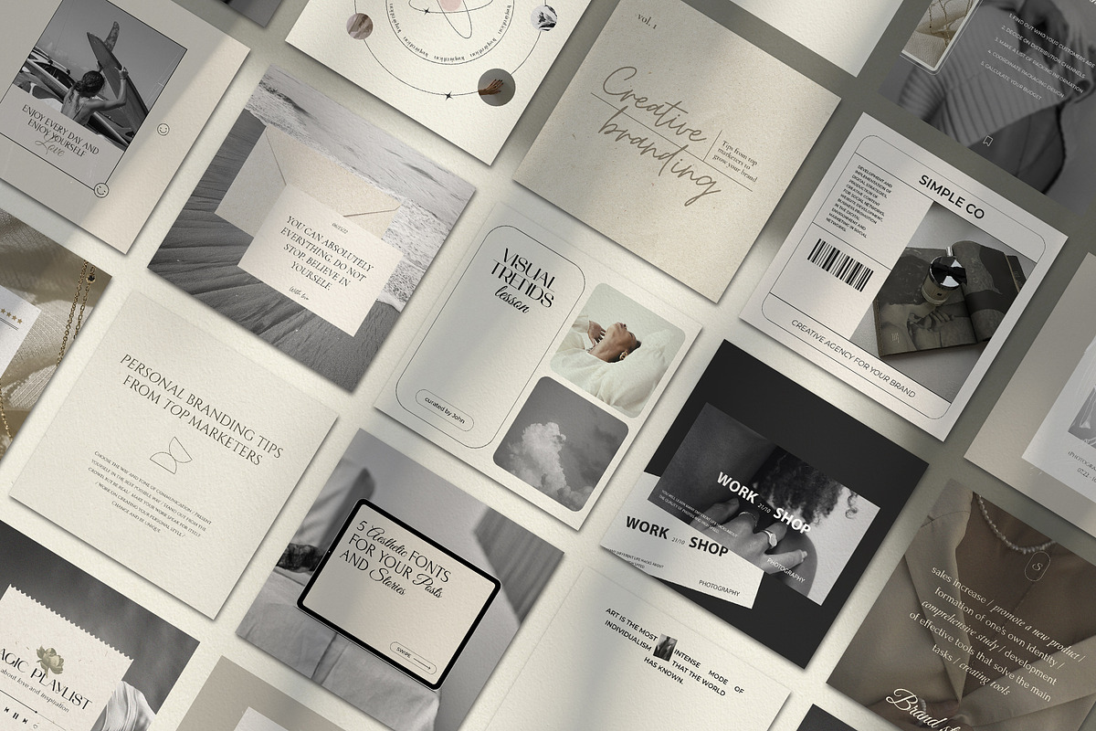 CANVA & PS / Aster Social Media Pack, a Social Media Template by Simple có (Photo 13 of 13)