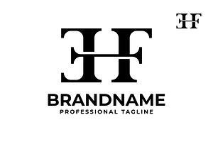 Letter EHF Or FHE Monogram Logo