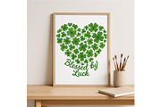 Blessed by Luck Wall Art Shamrock, a Background Graphic by LaseredNinja (Thumbnail 4 of 7)