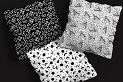 Black and White Geometric Patterns, a Pattern Graphic by ComelyPics Shop (Thumbnail 5 of 7)
